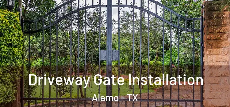 Driveway Gate Installation Alamo - TX